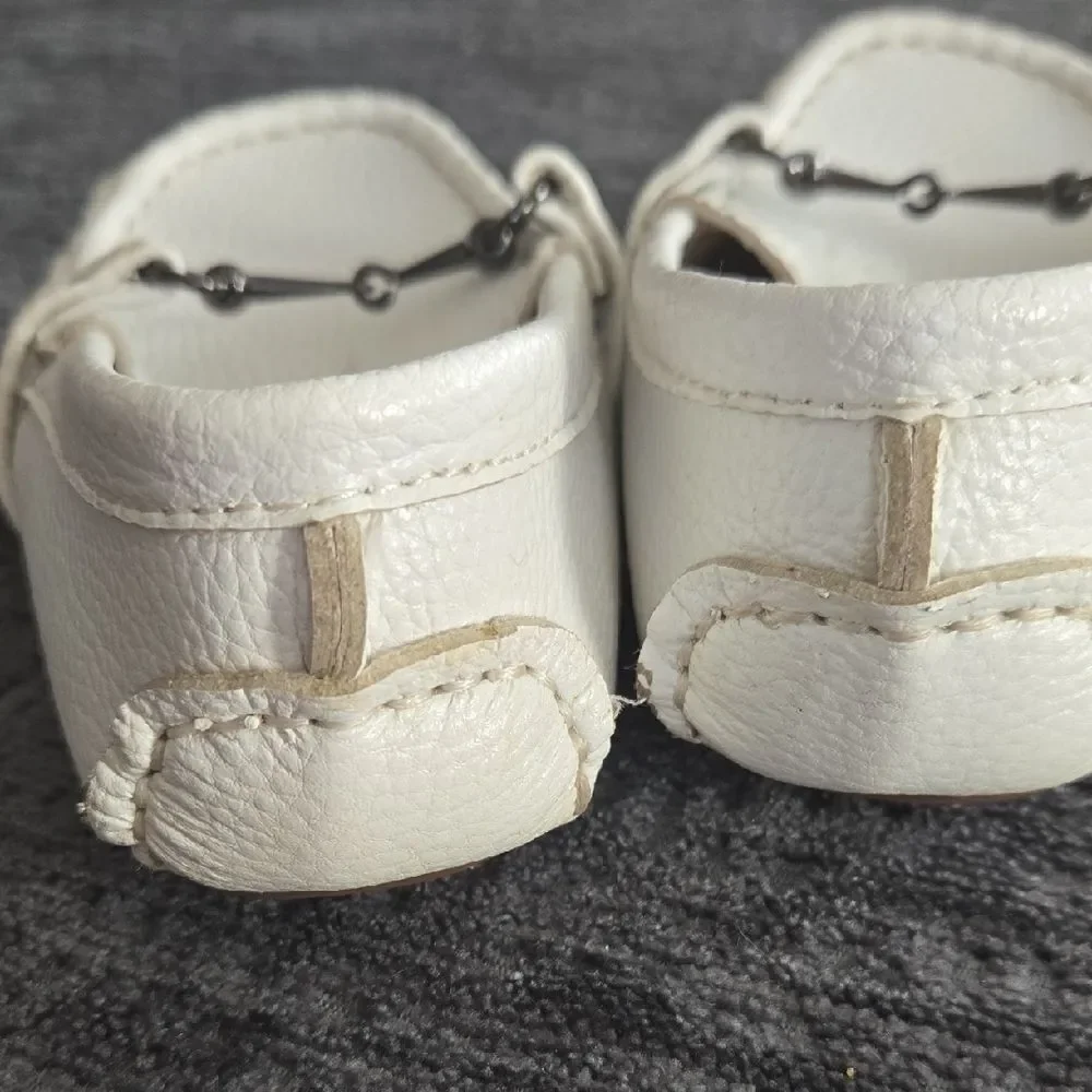 Kids Cream Moccasins